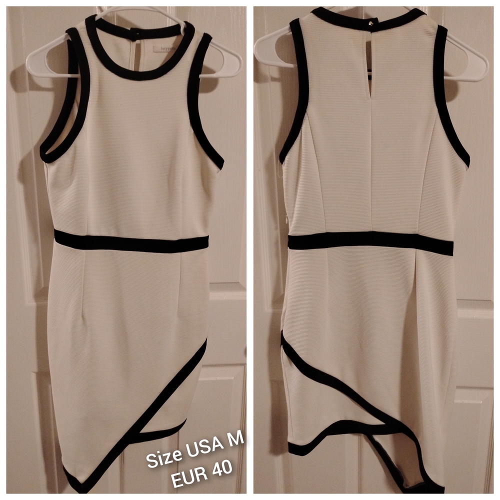Elegant Black and White Women's Dress